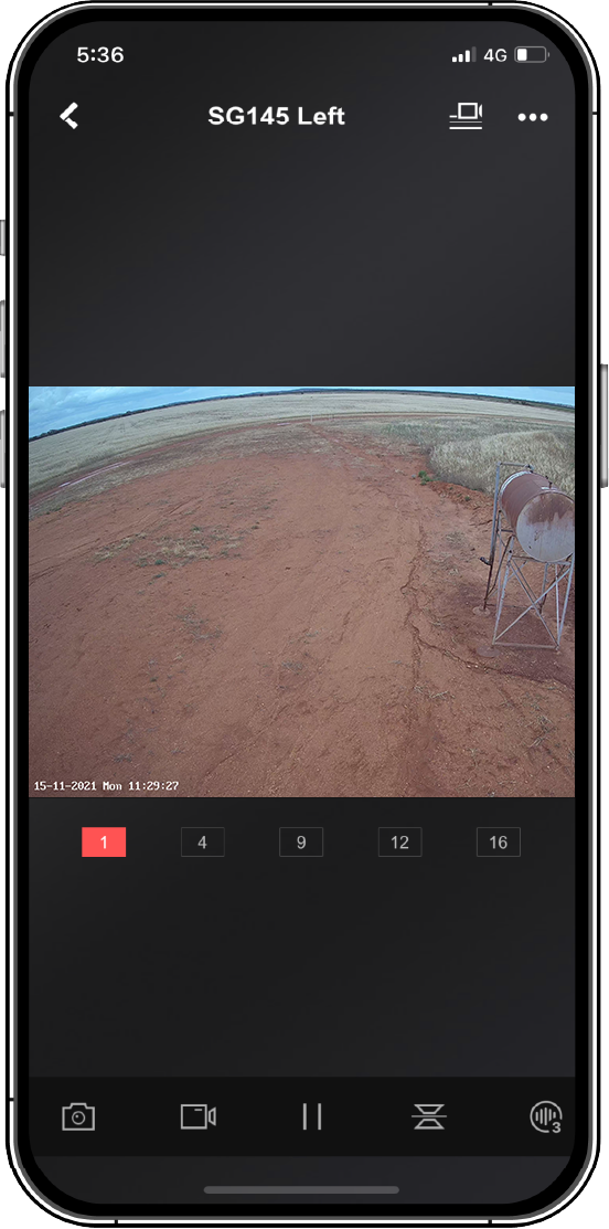 Siteguard - Farming Mobile View